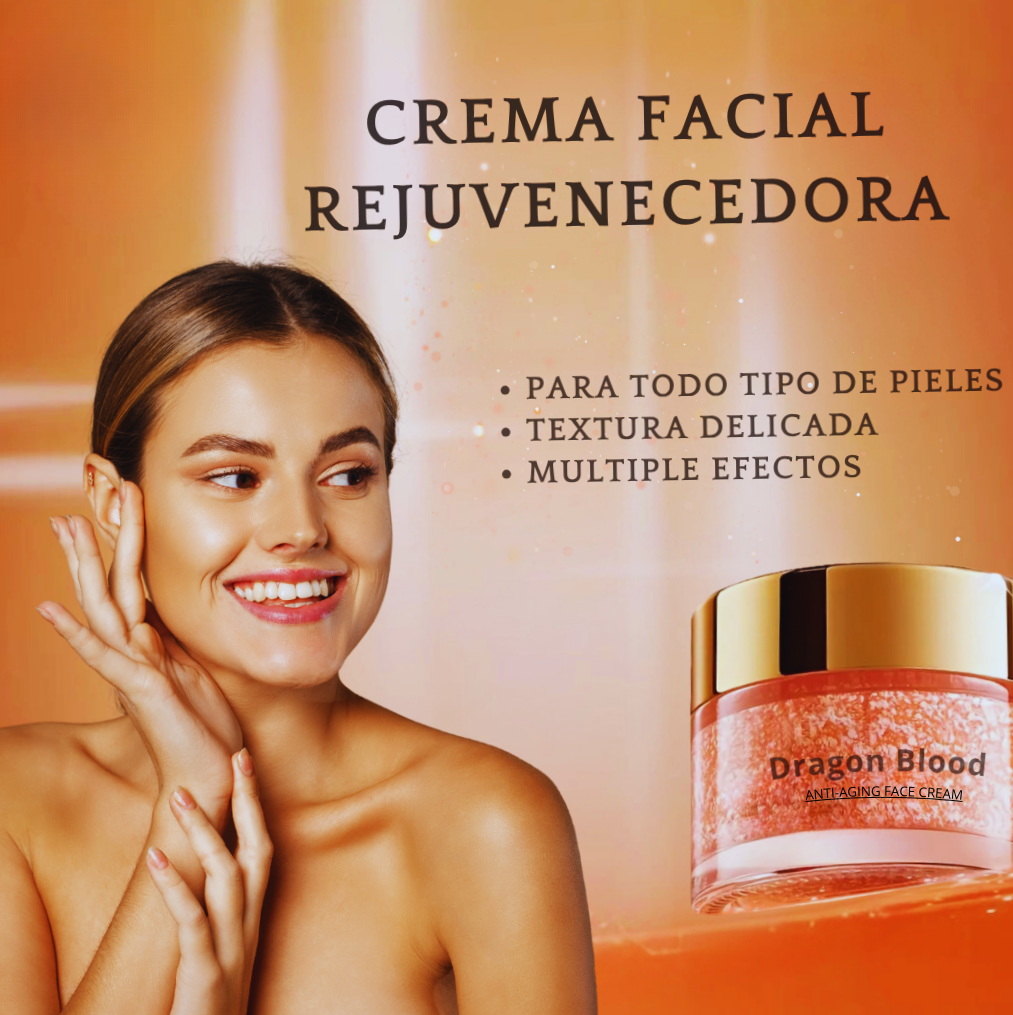 ¡Quitate 5 años con la crema Facial Dragon's Blood!
